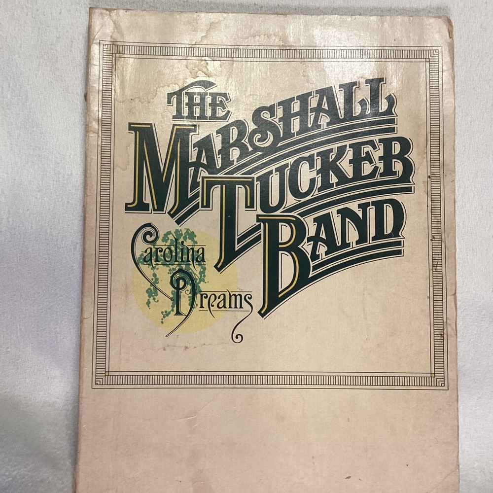 Marshall Tucker Band Carolina Dreams Sheet Music Songbook 1977 Southern Rock